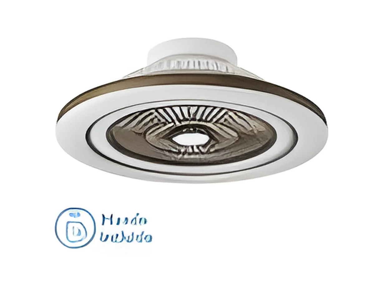 MATO DC ventilatore pelle led dimmerabile telecomando Fabrilamp