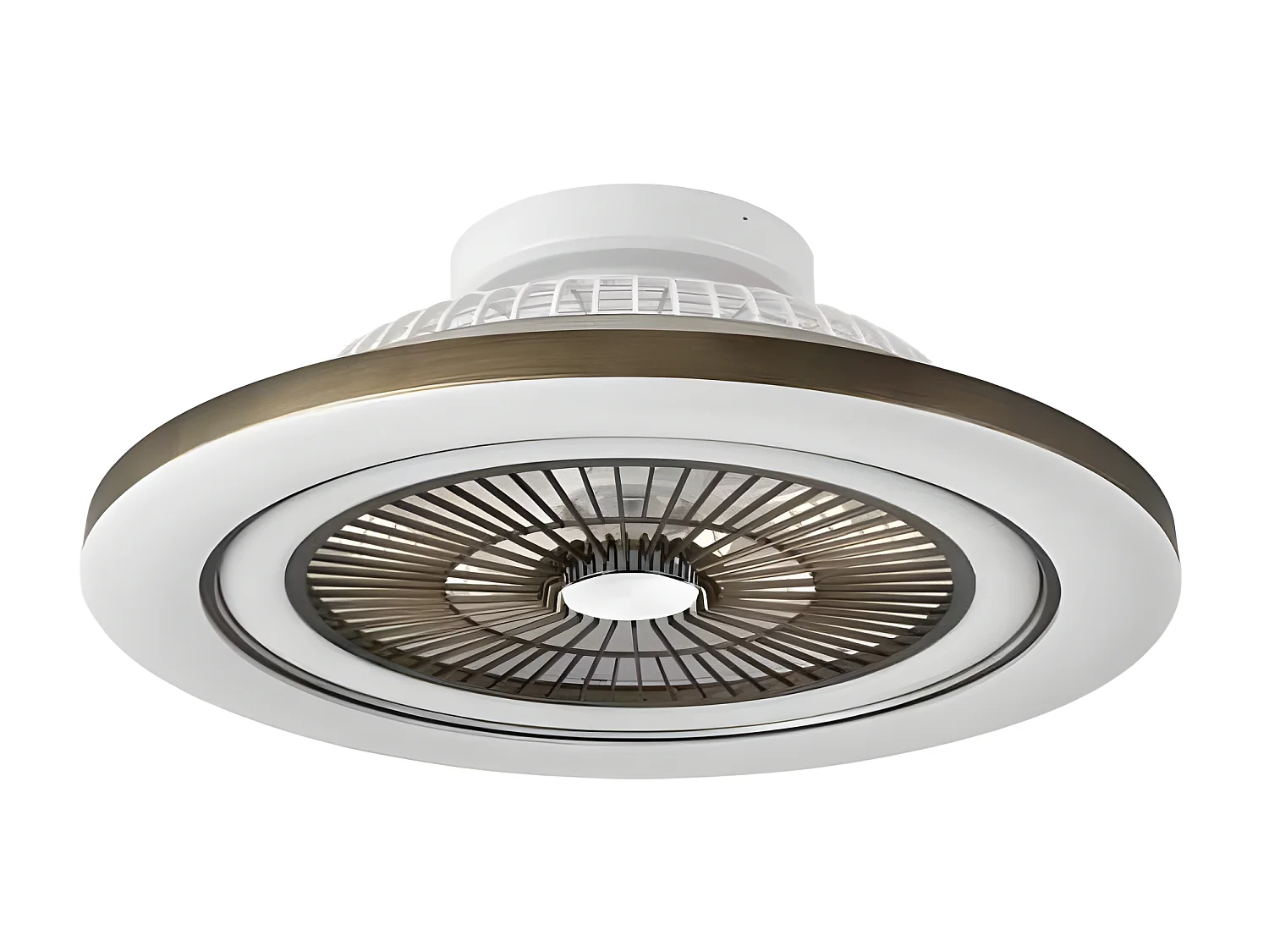 MATO DC ventilatore pelle led dimmerabile telecomando Fabrilamp