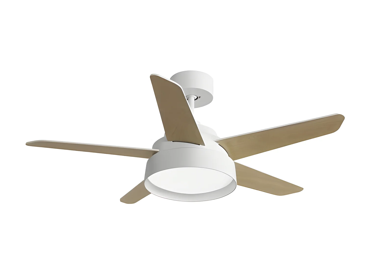 Ventilateur DC LEBECHE LED blanc 3 températures télécommande