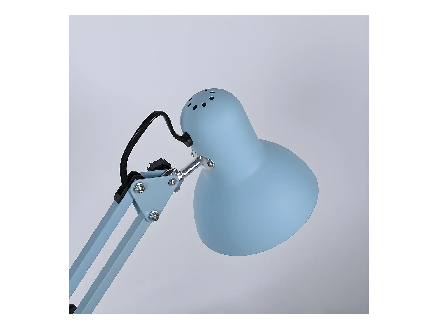 Lampe flexo articulée bleue de la série de INTERLUSAANTIGONA
