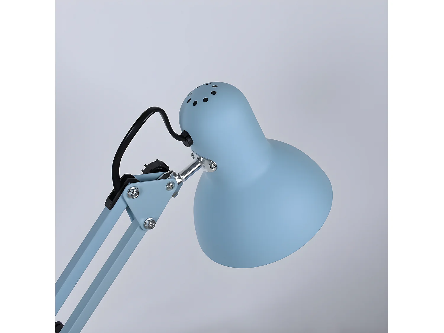 Lampe flexo articulée bleue de la série de INTERLUSAANTIGONA