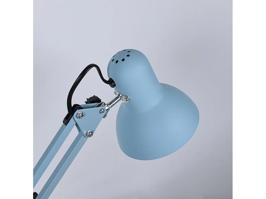 Lampe flexo articulée bleue de la série de INTERLUSAANTIGONA