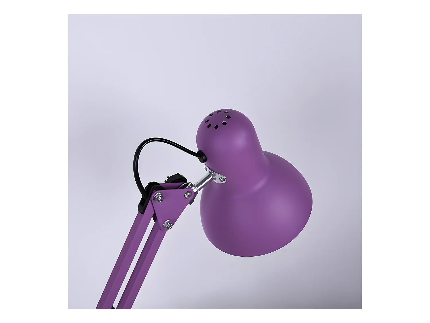 Serie ANTIGONA morado in alluminio con giunto FLEXO INTERLUSA