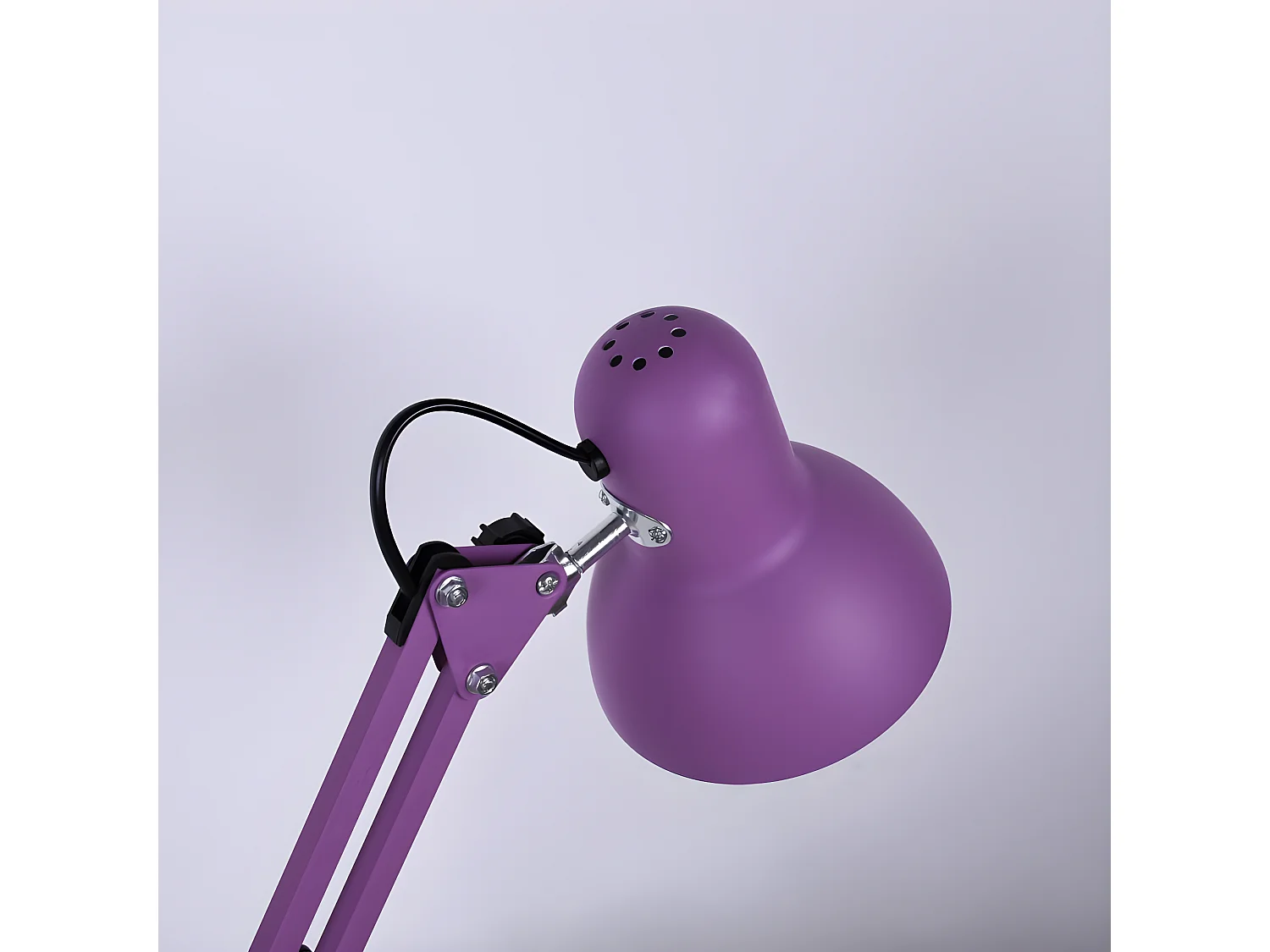 FLEXO en aluminium articulable violet de la série ANTIGONA INTERLUSA