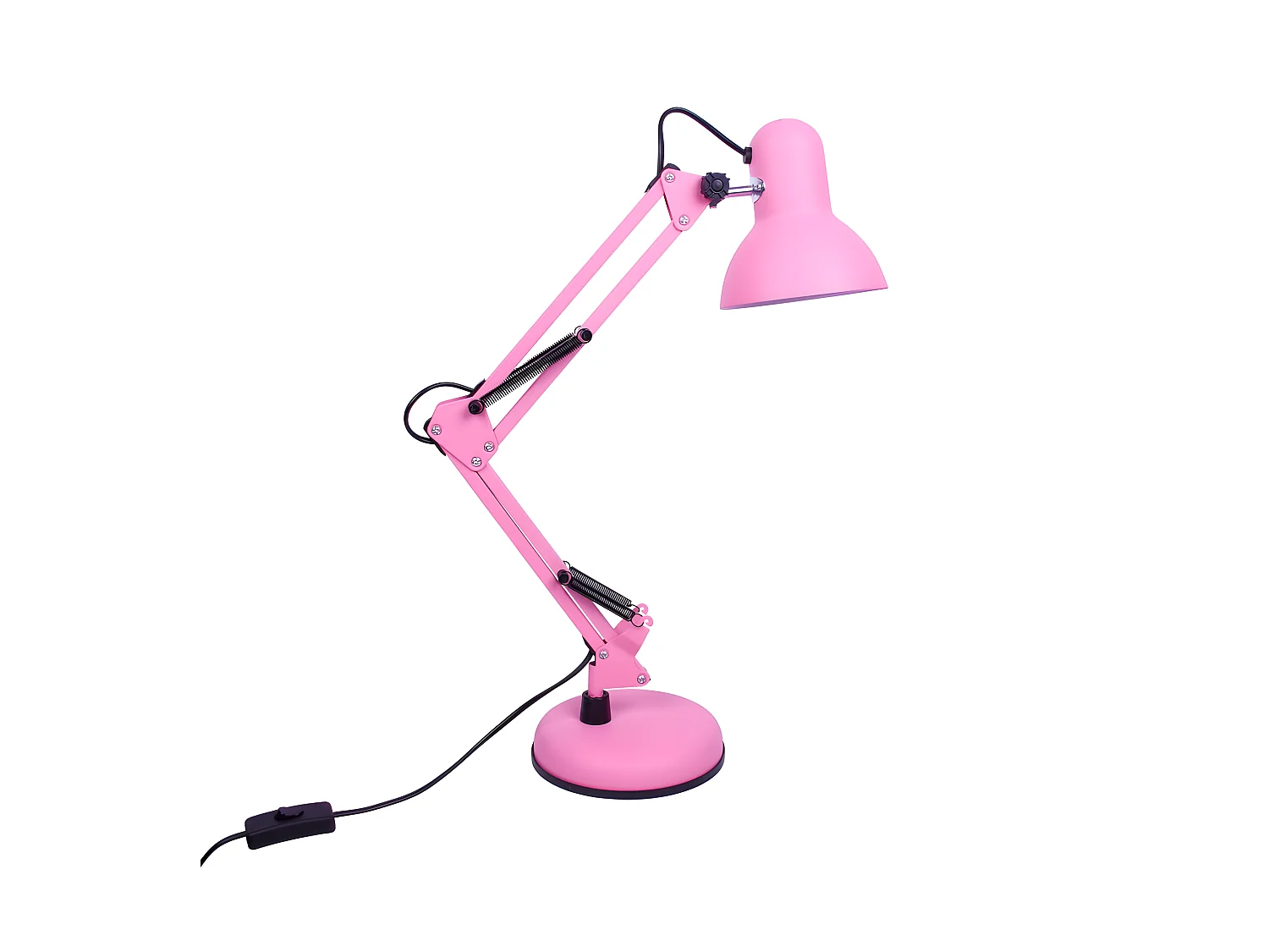 Flexo De Estudio Modelo Antigona Rosa Articulado