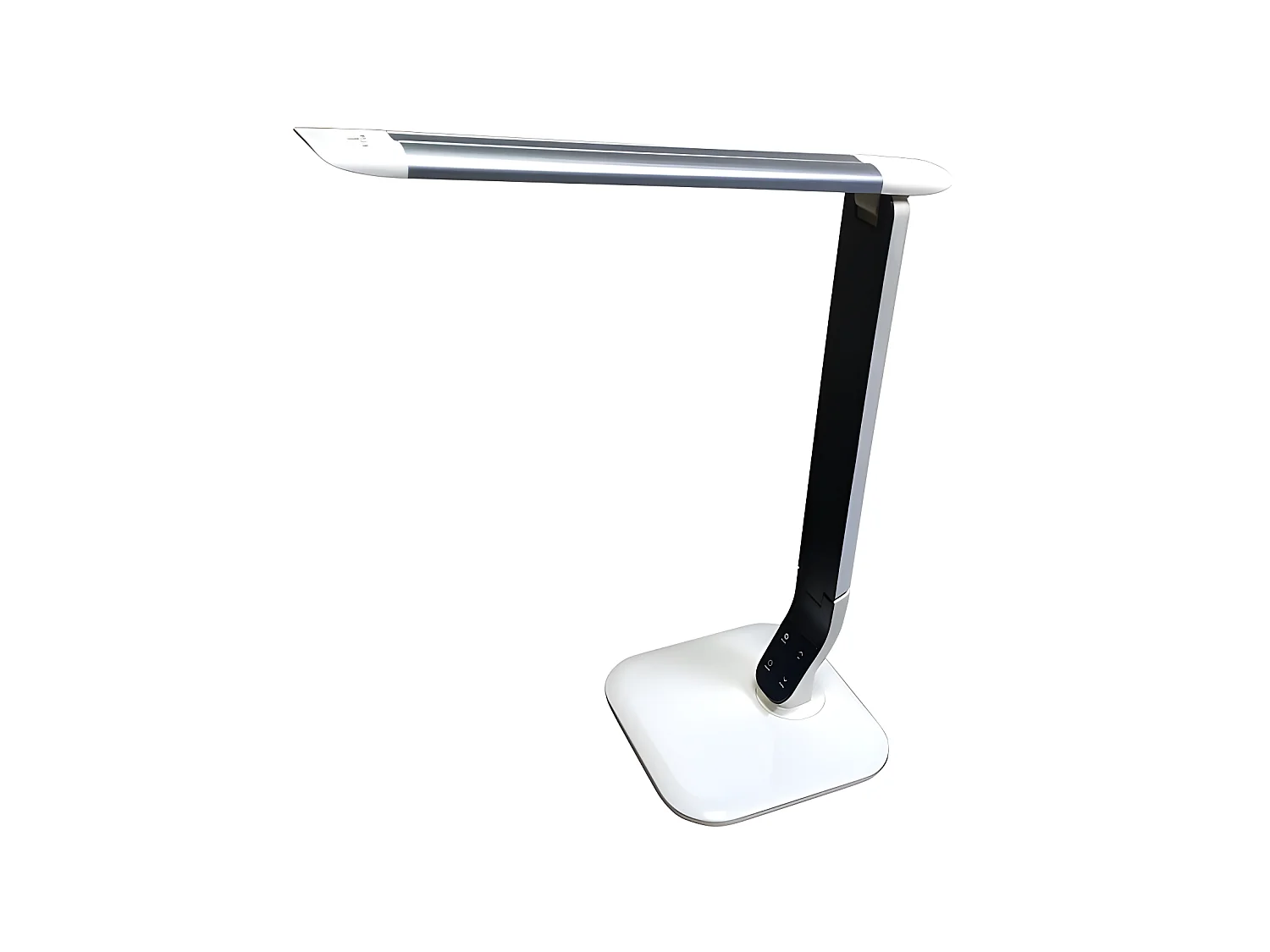 Flexo Articolato led dimmerabile modello EUCLASA 10w 800lm Bianco/argento FABRILAMP