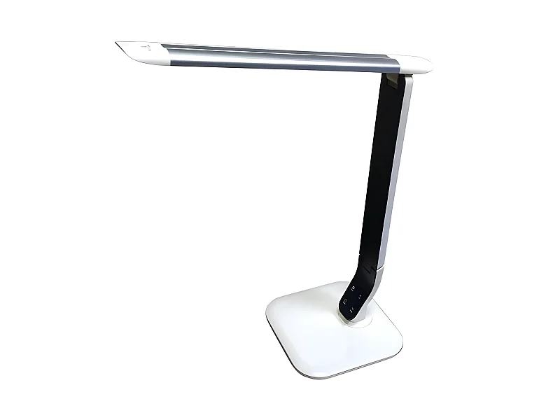 Flexo Articolato led dimmerabile modello EUCLASA 10w 800lm Bianco/argento FABRILAMP