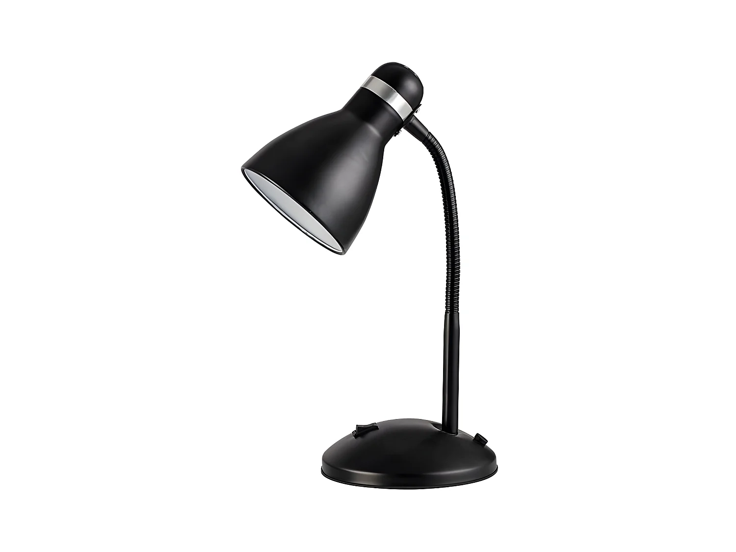Flexo pour table d'étude modèle LAZULITA d'une lumière, en finition noire FABRILAMP