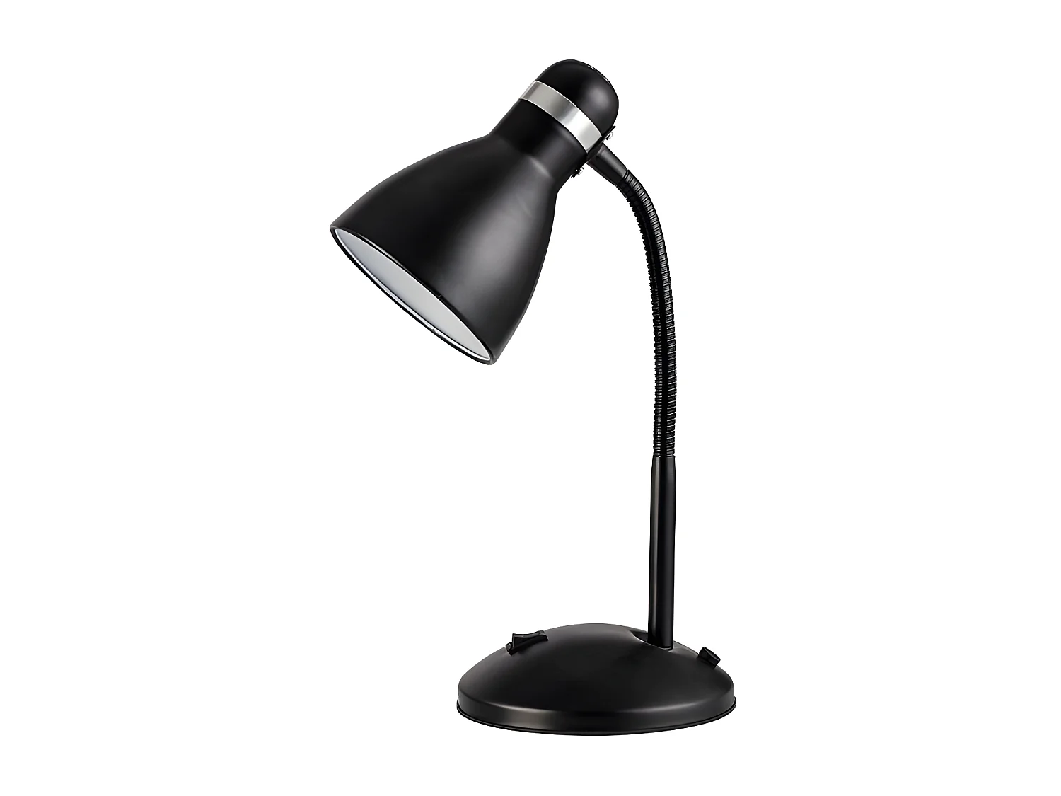 Flexo pour table d'étude modèle LAZULITA d'une lumière, en finition noire FABRILAMP