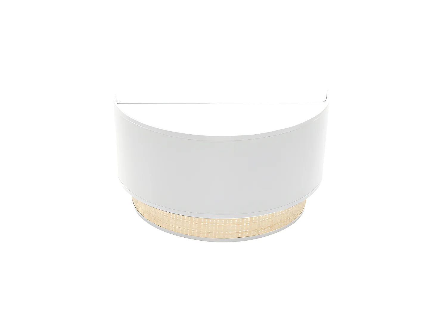 Appliquer le modèle KANDY écran en tissu blanc FABRILAMP
