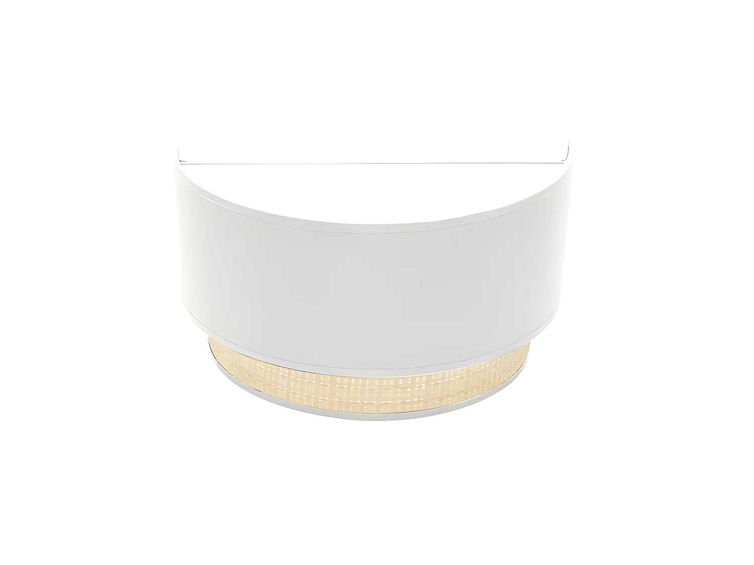 Appliquer le modèle KANDY écran en tissu blanc FABRILAMP