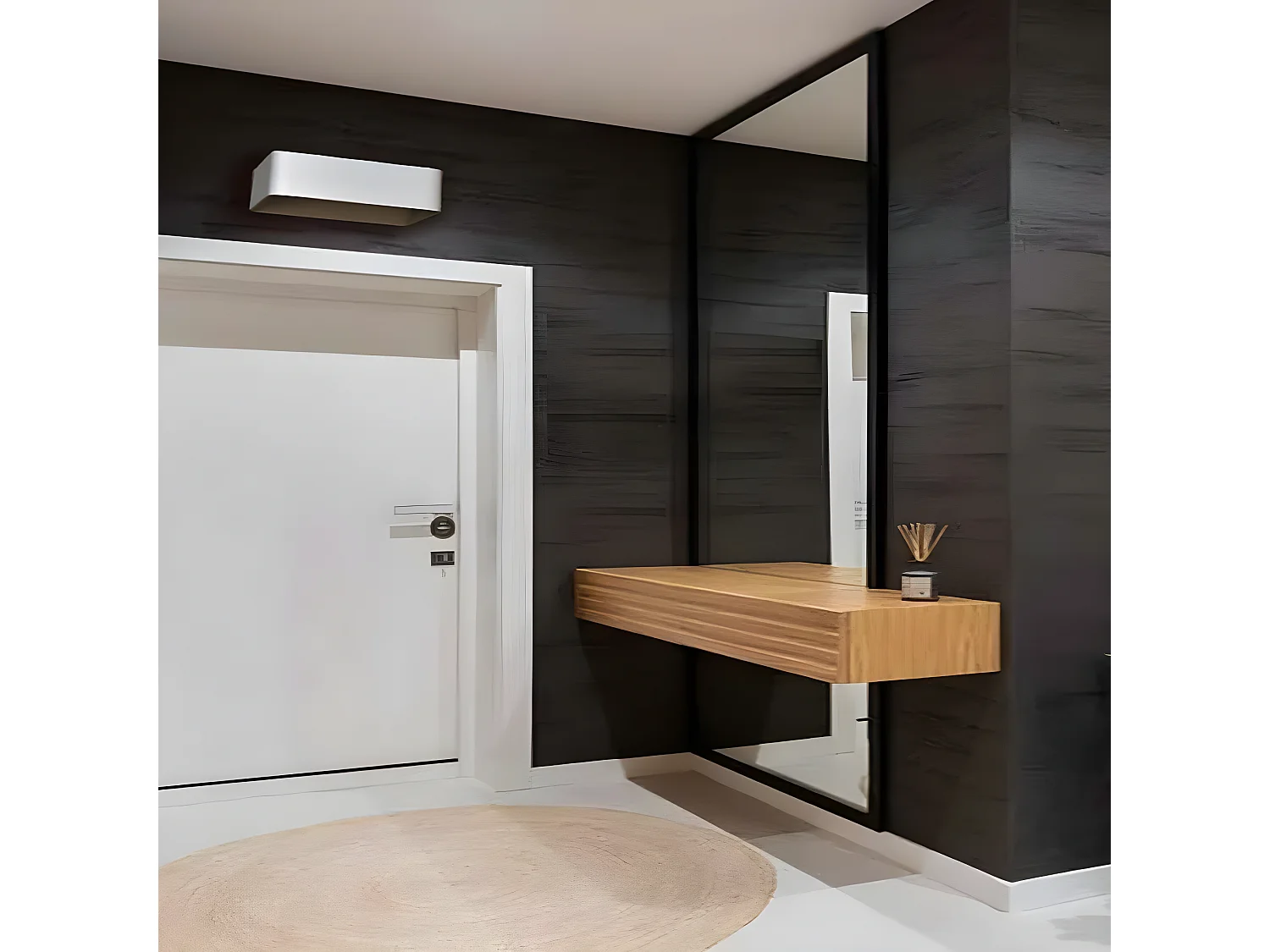 Applique rectangulaire modèle MAYA blanc 5w led intégré
