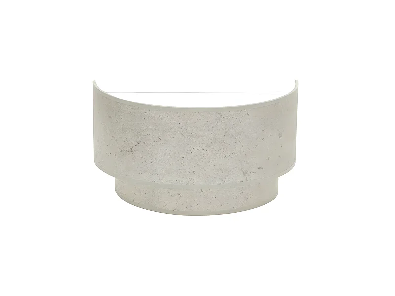 Lampada da parete colore CEMENT GRAY modello Double Smile FABRILAMP