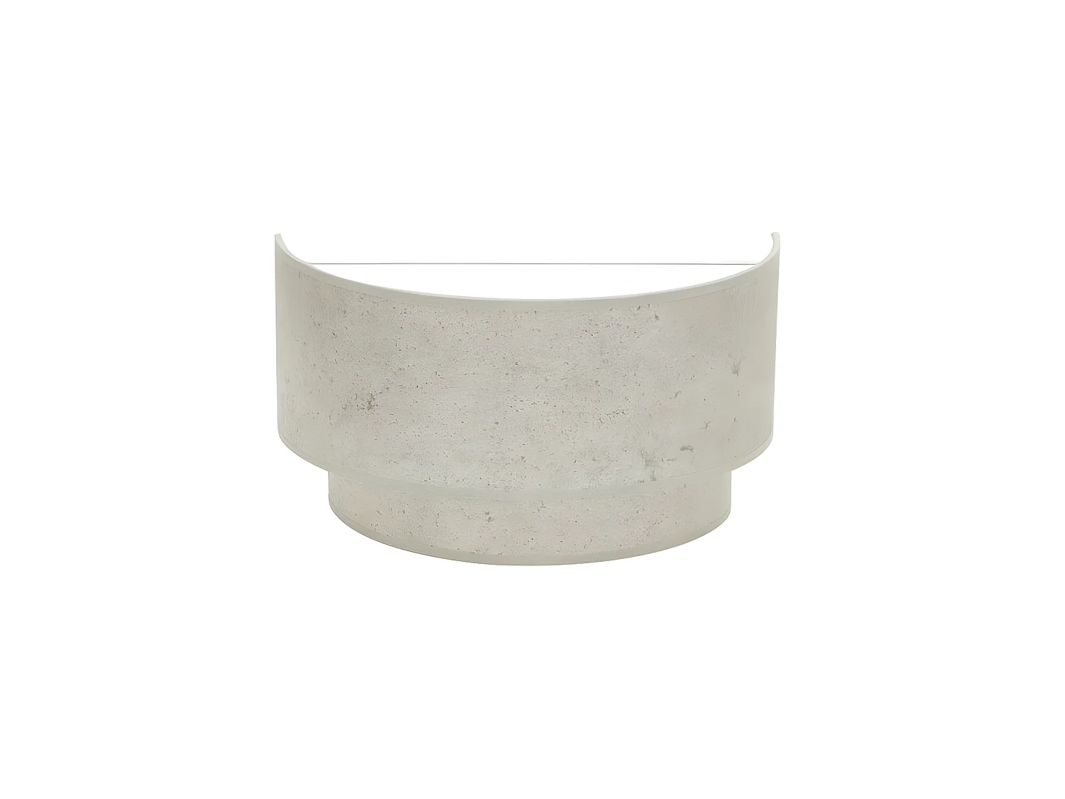 Lampada da parete colore CEMENT GRAY modello Double Smile FABRILAMP