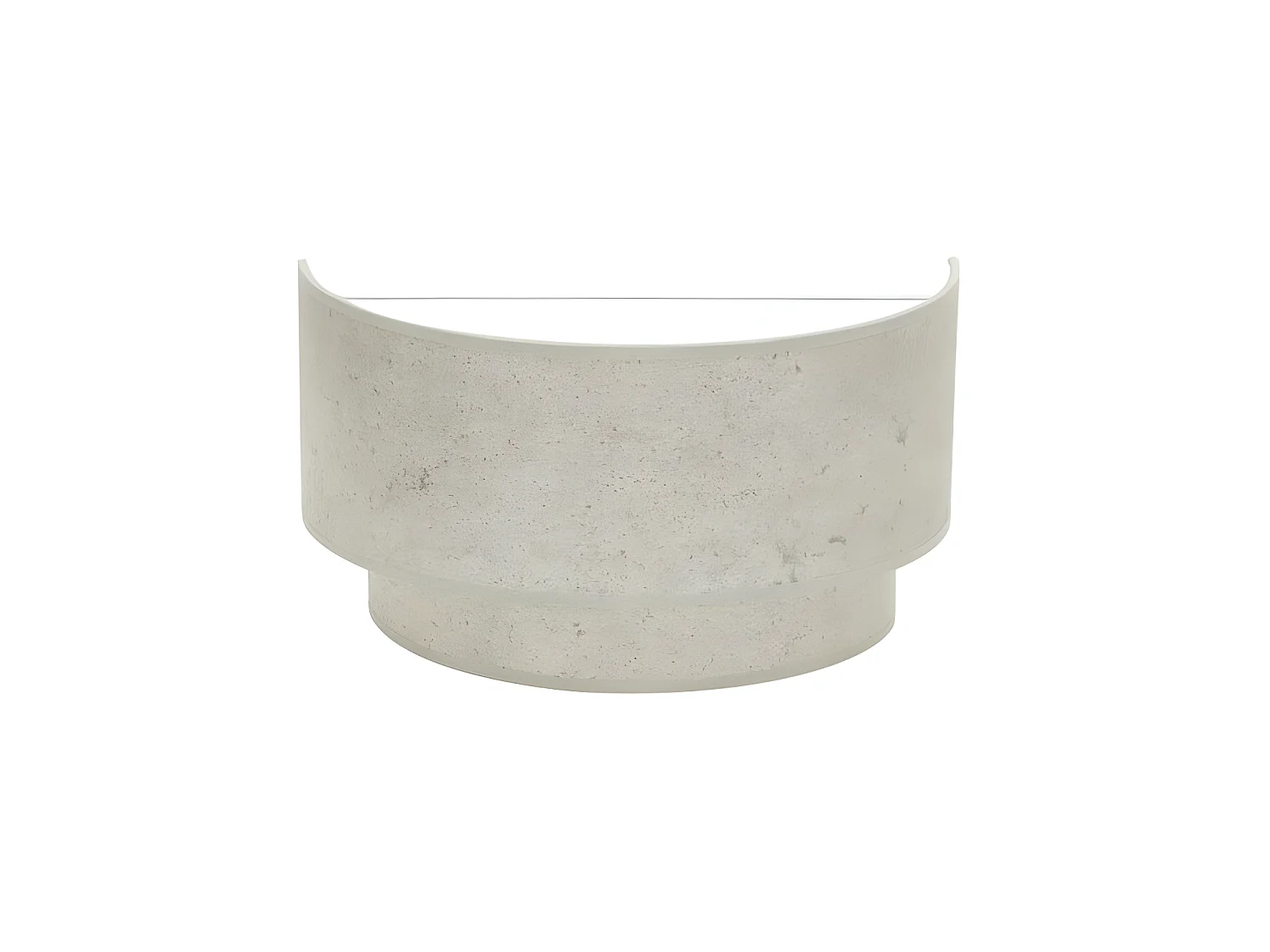 Applique murale couleur CEMENT GRAY modèle Double Smile FABRILAMP