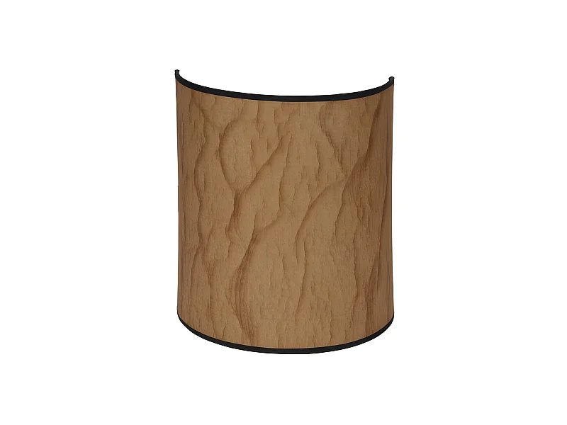 Applique murale avec parchemin/noir modèle design Papyrus FABRILAMP