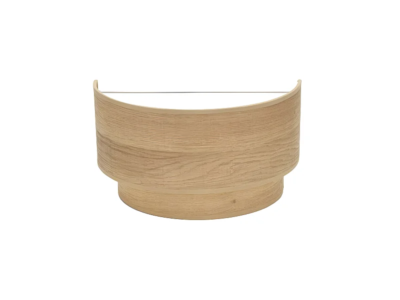 Applicare DOUBLE SMILE con display a colori in legno chiaro FABRILAM 1P