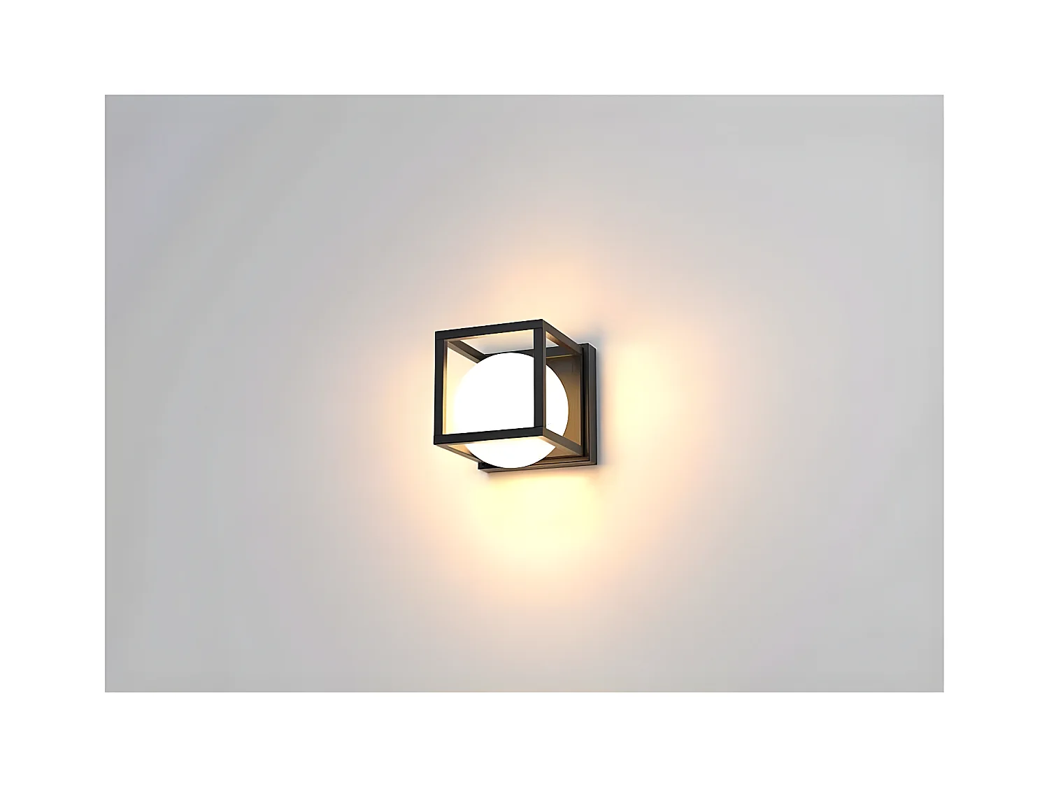 Appliquer le modèle DESIGUAL en métal noir avec des MANTRA tulipes sphériques