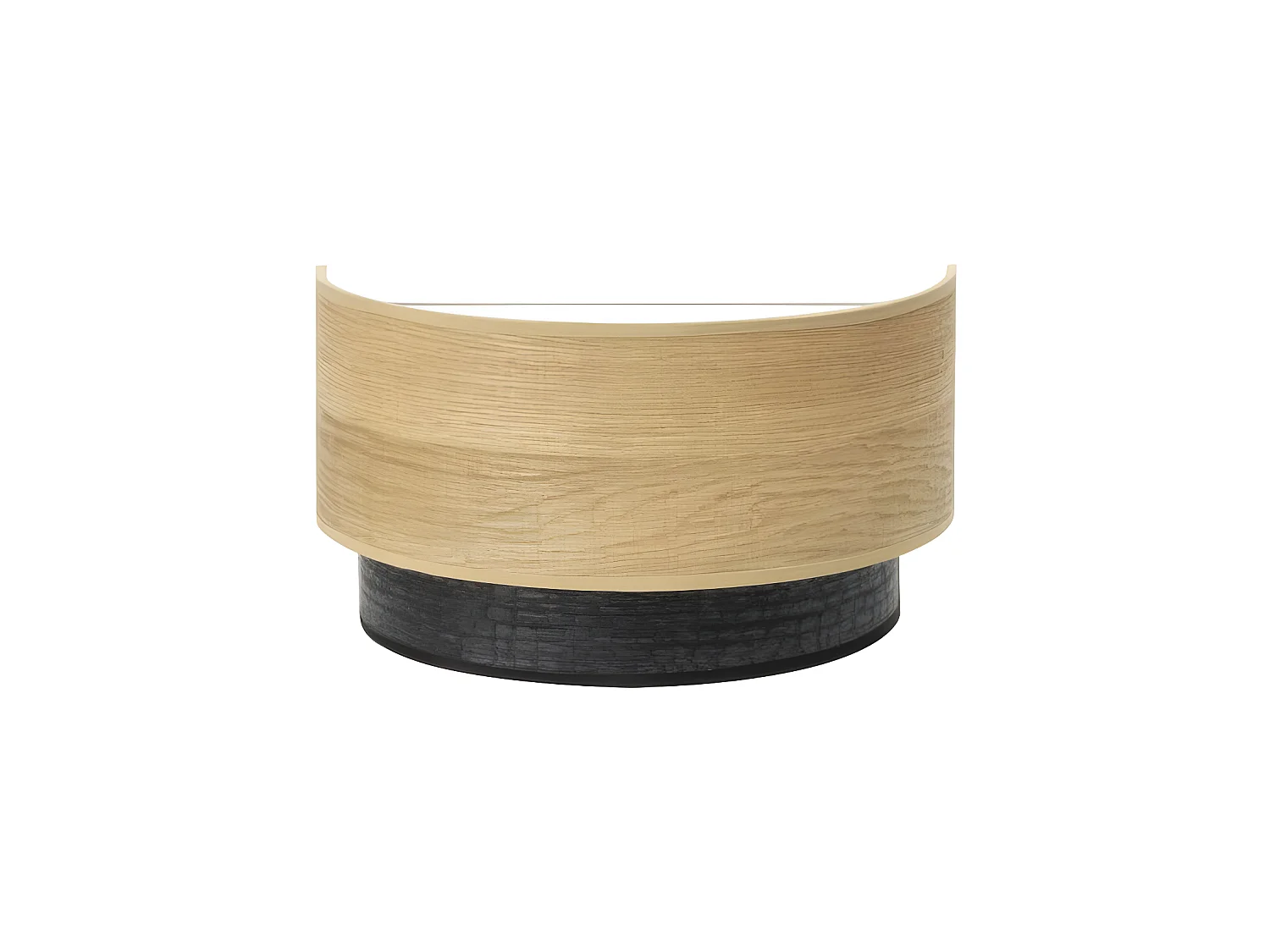 Appliquer COLET en bois noir et clair FABRILAMP