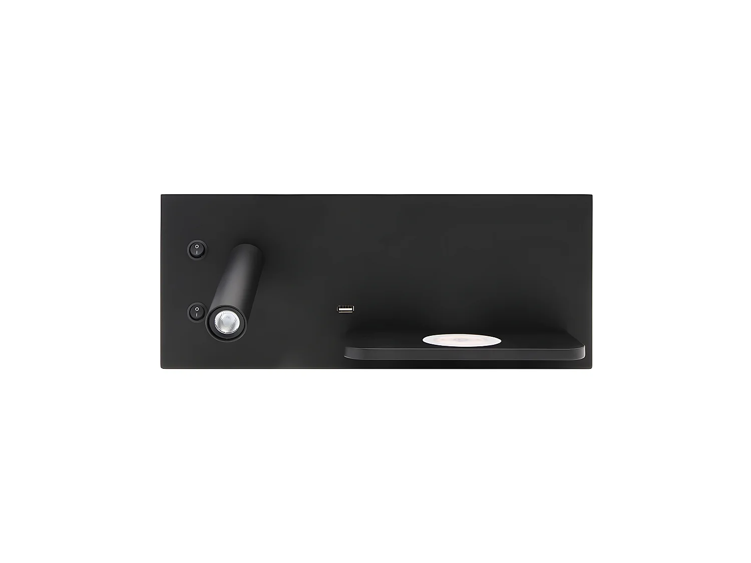 Appliquer le modèle Velazquez Izqdo Noir Double Allumage FABRILAMP
