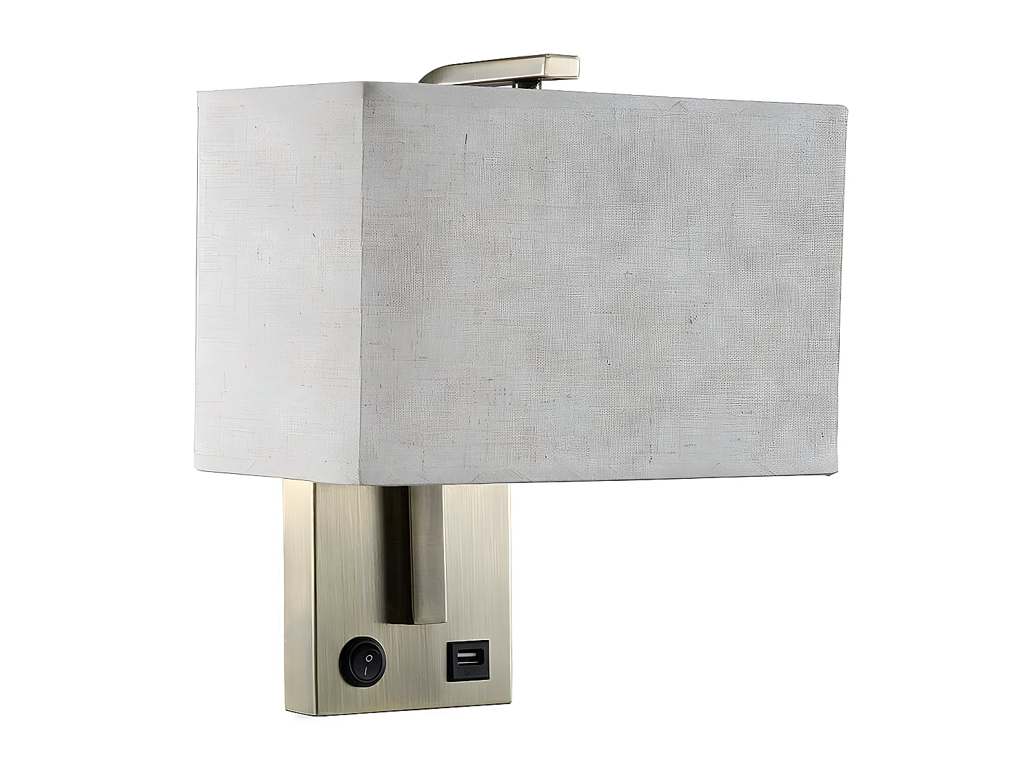 Applique murale avec interrupteur et port UBS Agatha FABRILAMP