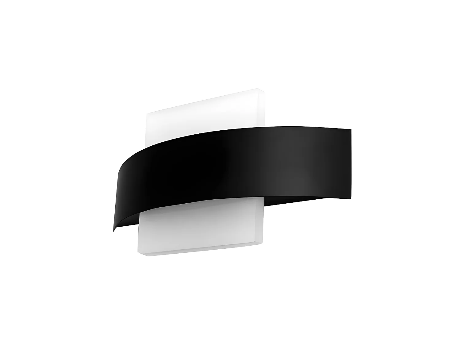 Balayeuse murale APPLY LED Modèle Arco couleur Noir FABRILAMP