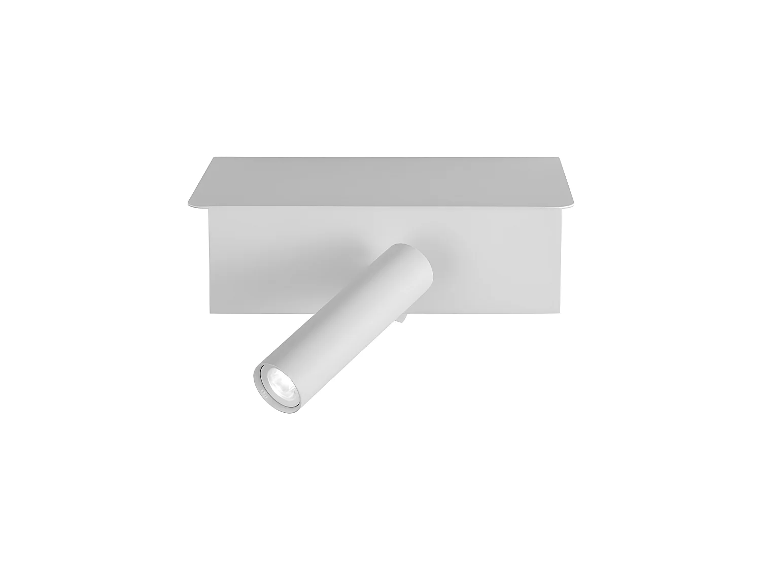 Applique murale avec modèle USB intégré Leonardo Orientable White FABRILAMP