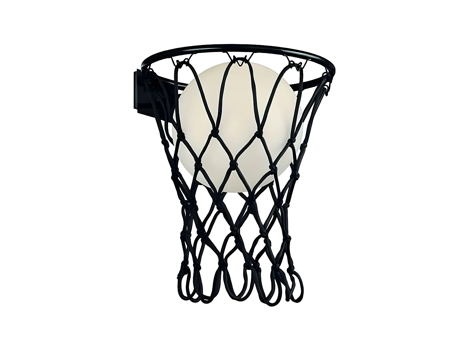 Appliquer le panier BASKETBALL en noir, MANTRA