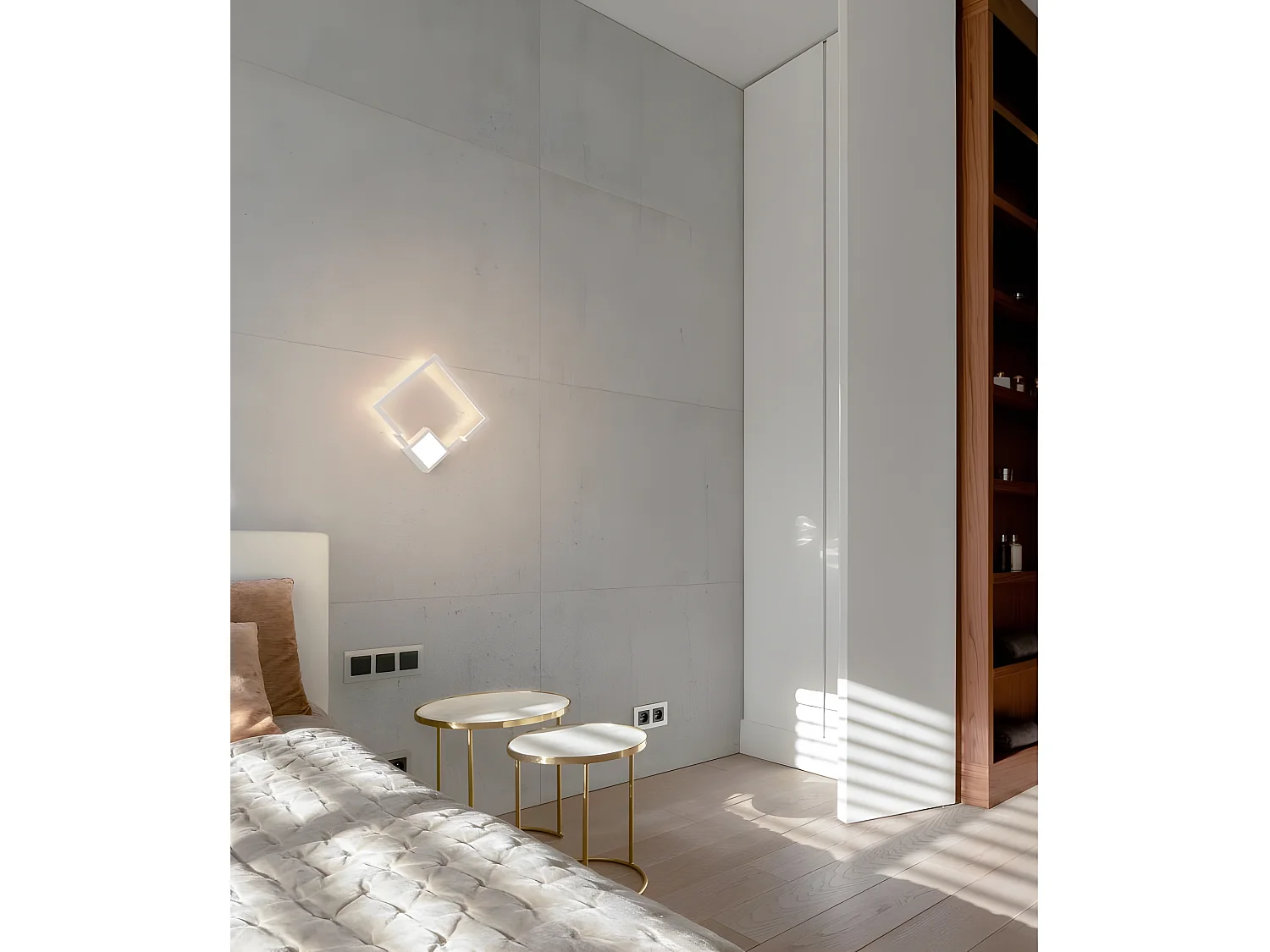 Applique murale LED 40w dimable Modèle Boutique en noir MANTRA