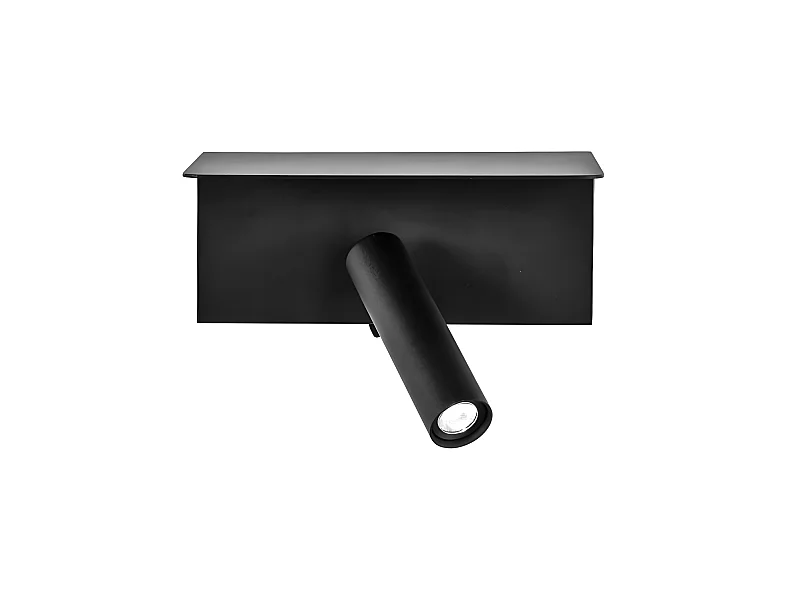 Applicare con messa a fuoco regolabile modello Leonardo in Nero con usb FABRILAMP