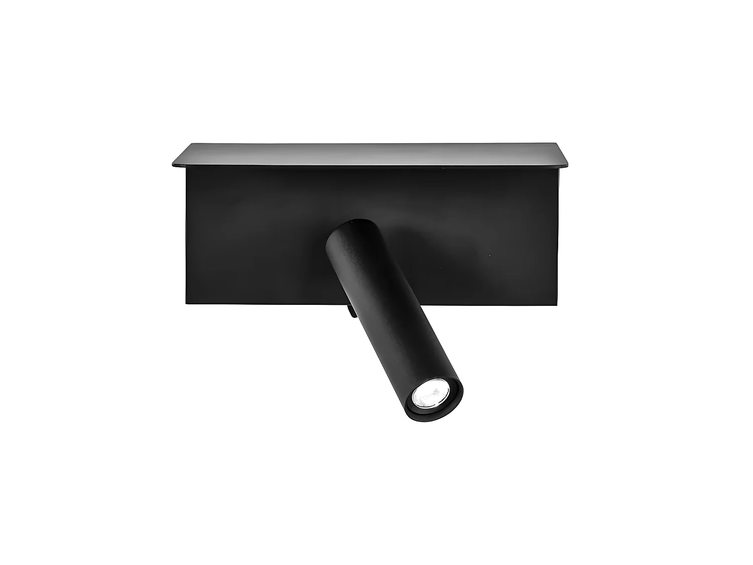 Applicare con messa a fuoco regolabile modello Leonardo in Nero con usb FABRILAMP