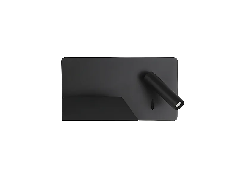 Applicare nero modello Miguel Angel Faretto orientabile. FABRILAMP