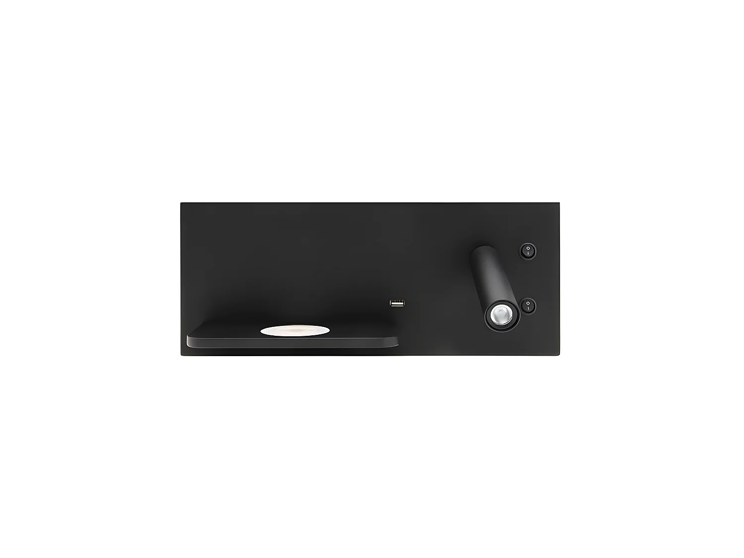 Appliquer VELAQUEZ Right Focus en noir Usb+ qi FABRILAMP