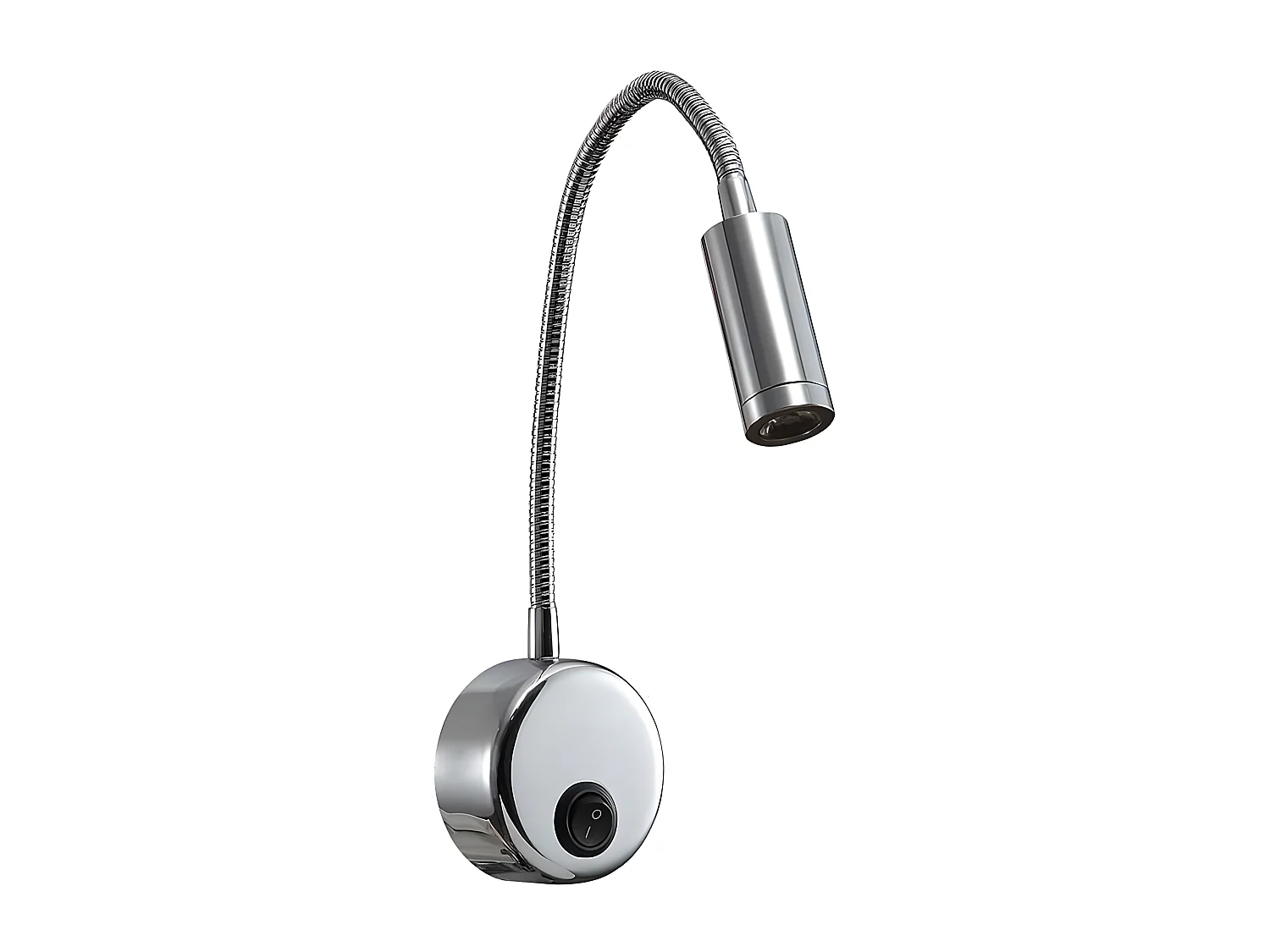 Lampada da parete in cromo serie 3w Edgar Orientabile FABRILAMP