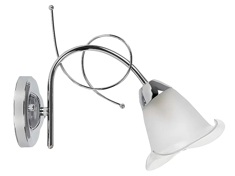 Aplique Modelo Adelfa Cromo 1 Luz