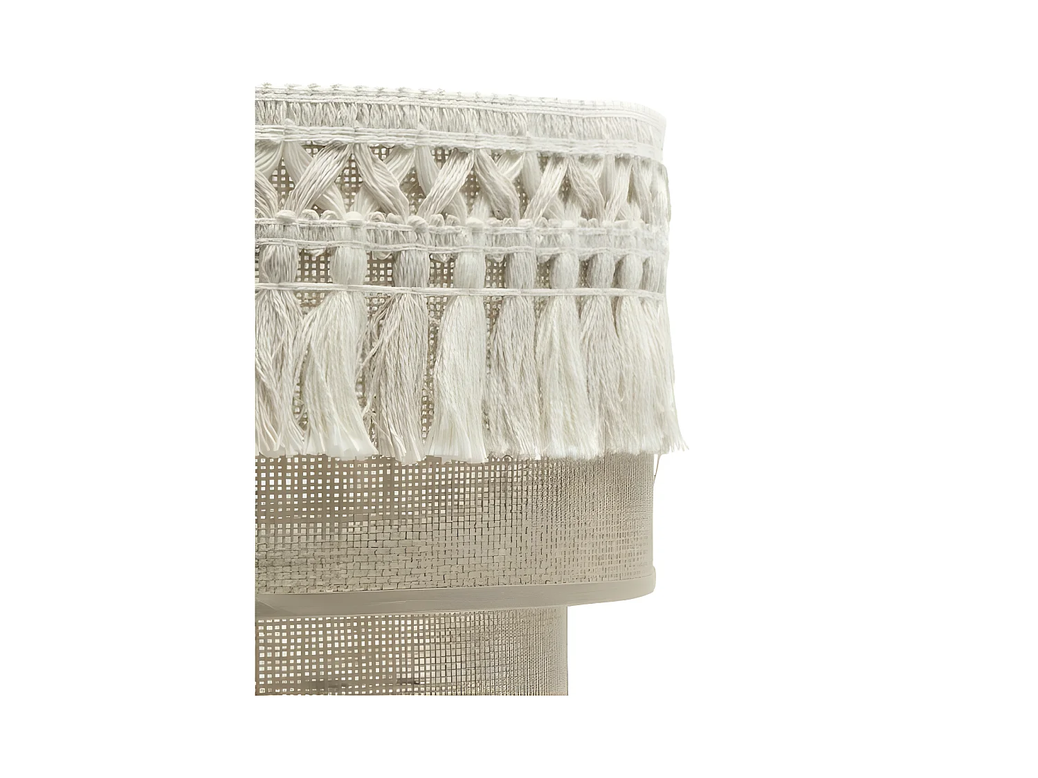 Applique murale Sack décorée avec Trimmings modèle Ekaterina FABRILAMP