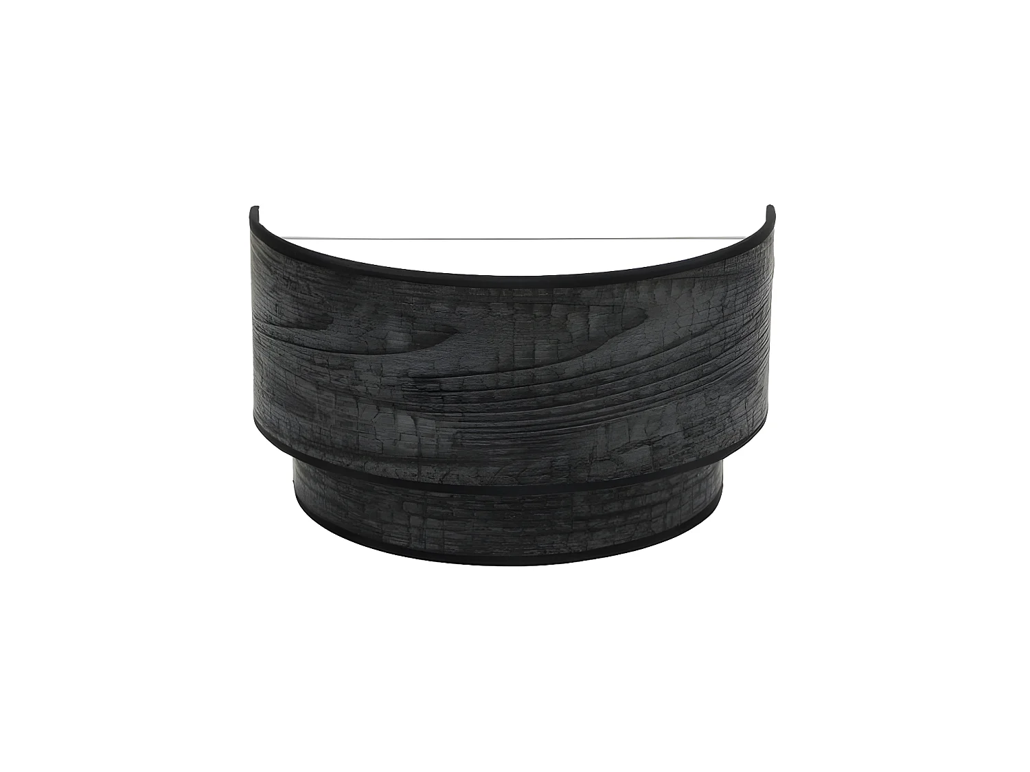 APPLIQUE MURALE modèle Double Smile couleur Noir Bois FABRILAMP