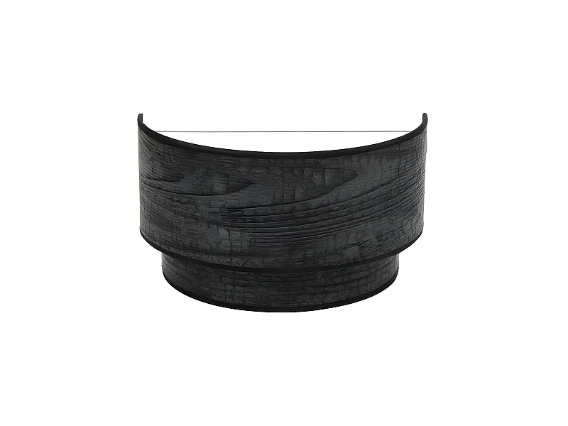 APPLIQUE MURALE modèle Double Smile couleur Noir Bois FABRILAMP