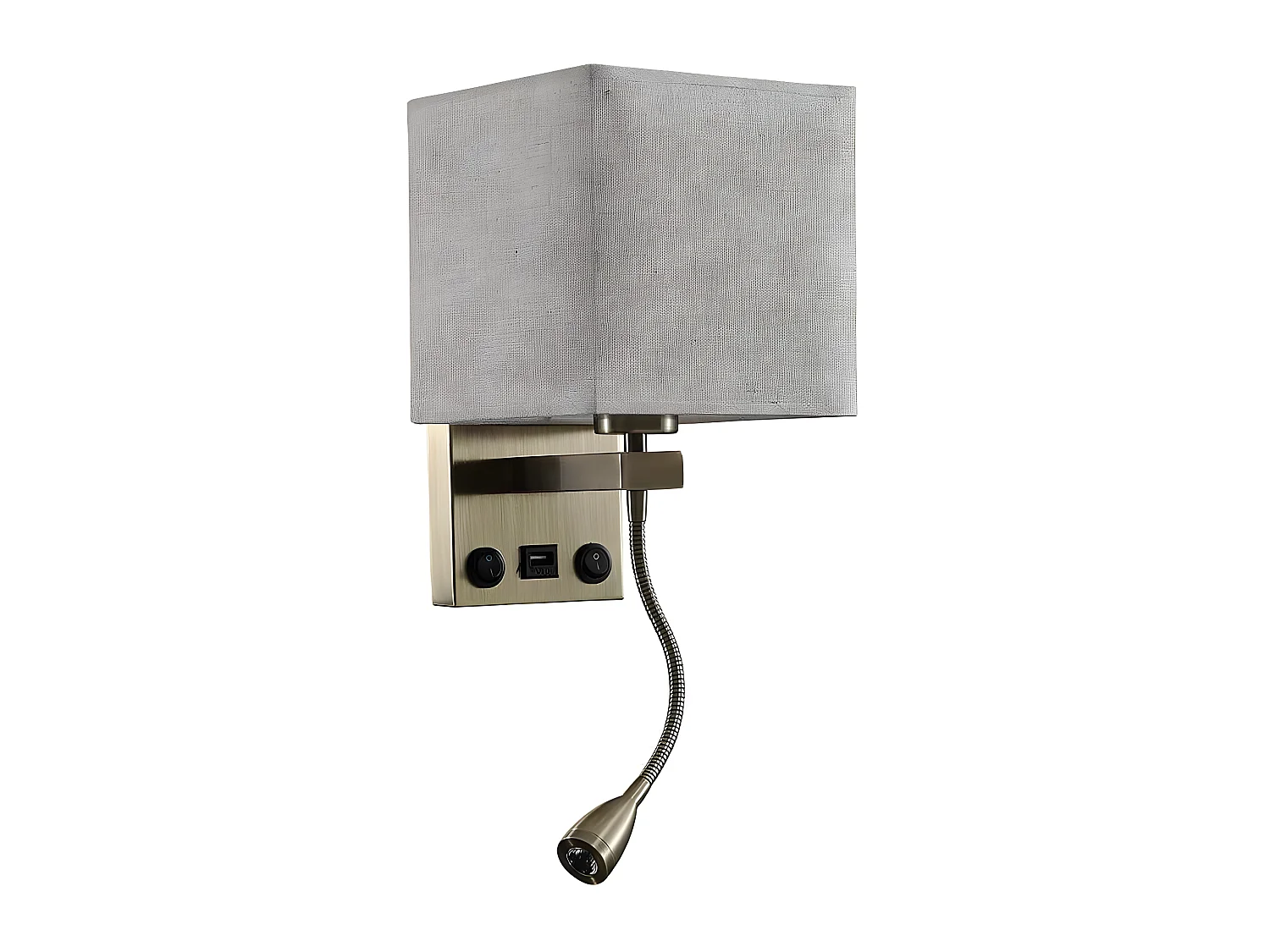 Appliquer avec double LIGHTING ET PORT USB modèle Stephen FABRILAMP