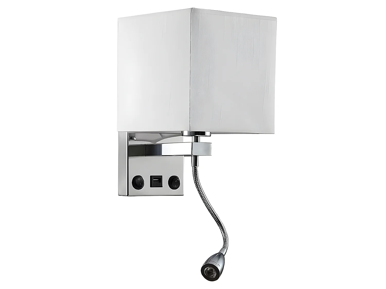 Applique murale avec Stephen Dual On Port USB FABRILAMP