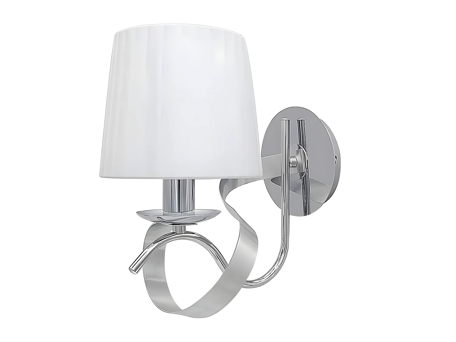 Appliquer le modèle BAEZA Chrome White Screen FABRILAMP