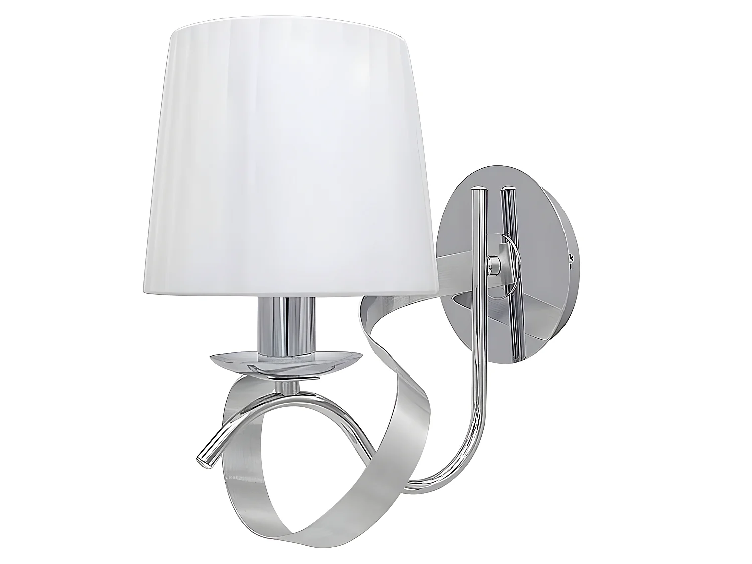 Appliquer le modèle BAEZA Chrome White Screen FABRILAMP