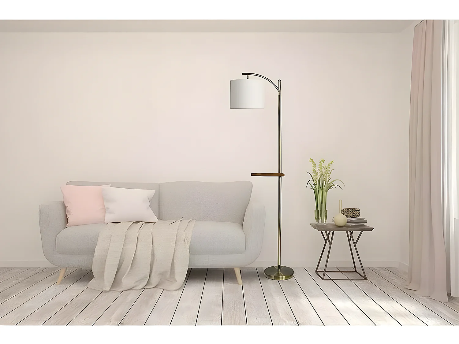 Salon de tarte avec table aux. SILK cuir 1 FABRILAMP léger