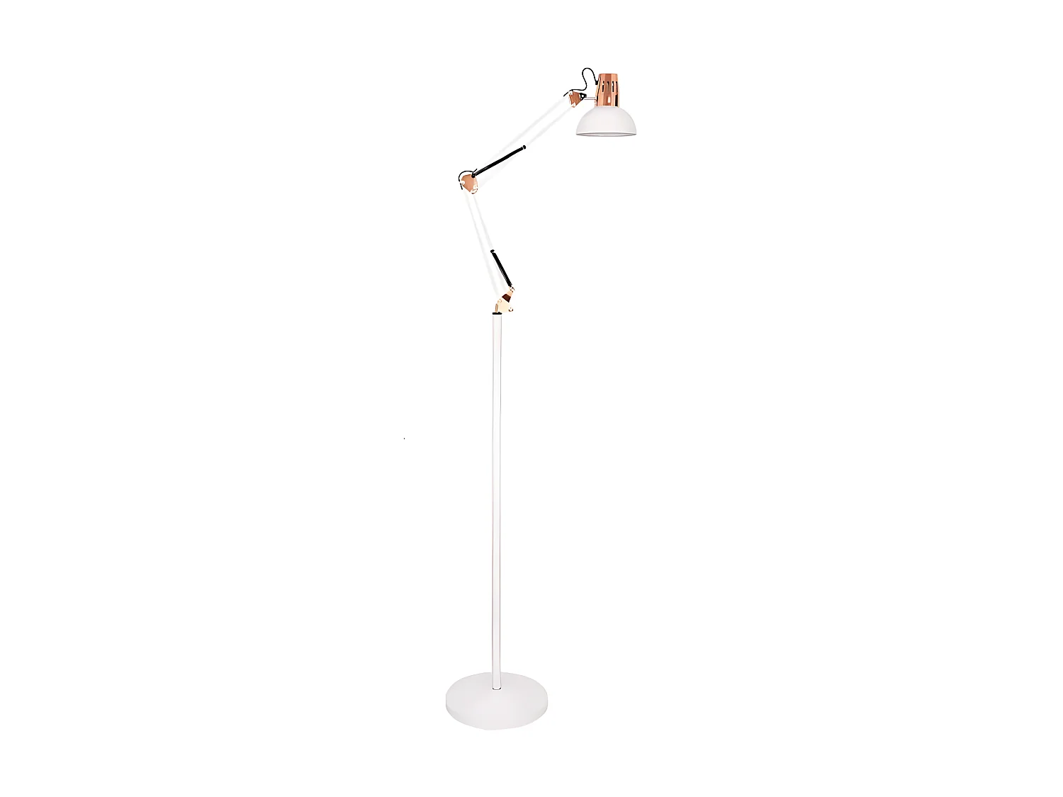 Flexo Standing Modèle articulé RUTILO blanc FABRILAMP