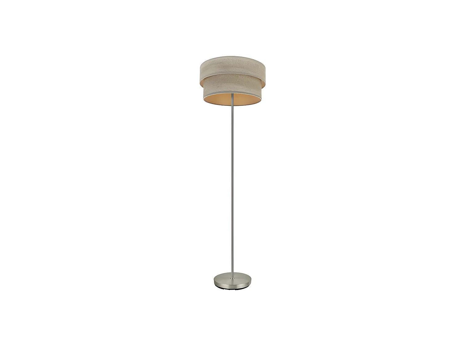 Pie Salon modèle DOUBLE SMILE couleur Nickel FABRILAMP