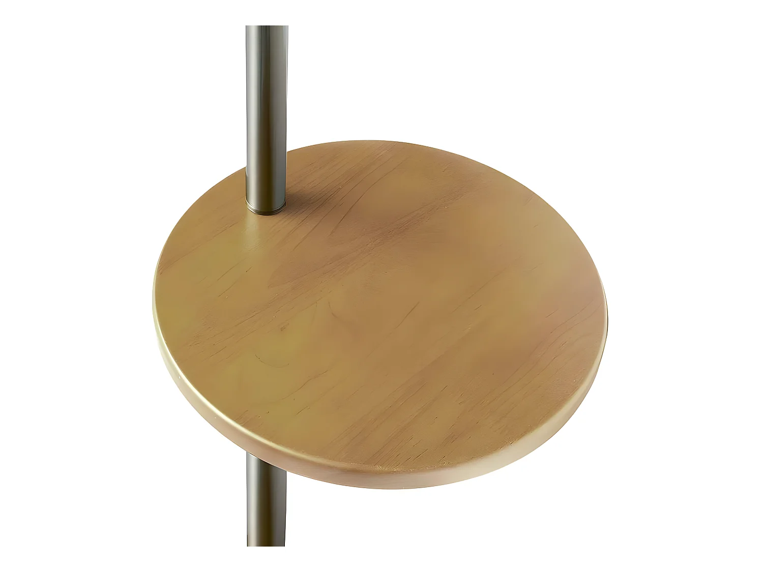 Pie Salon nickel modèle SEDA avec écran blanc FABRILAMP