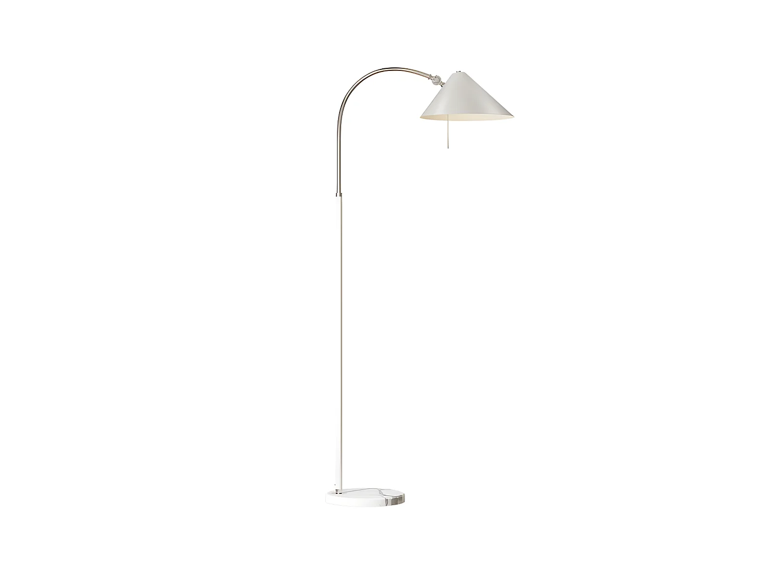 Nouvelle lampe blanche Pie Salon EMPIRE de style vintage FABRILAMP
