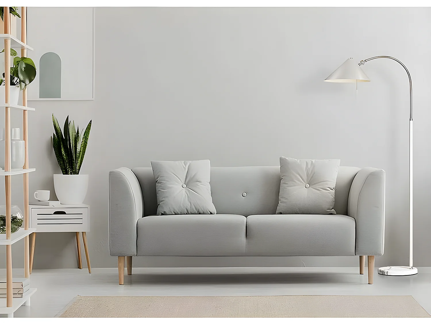 Nouvelle lampe blanche Pie Salon EMPIRE de style vintage FABRILAMP