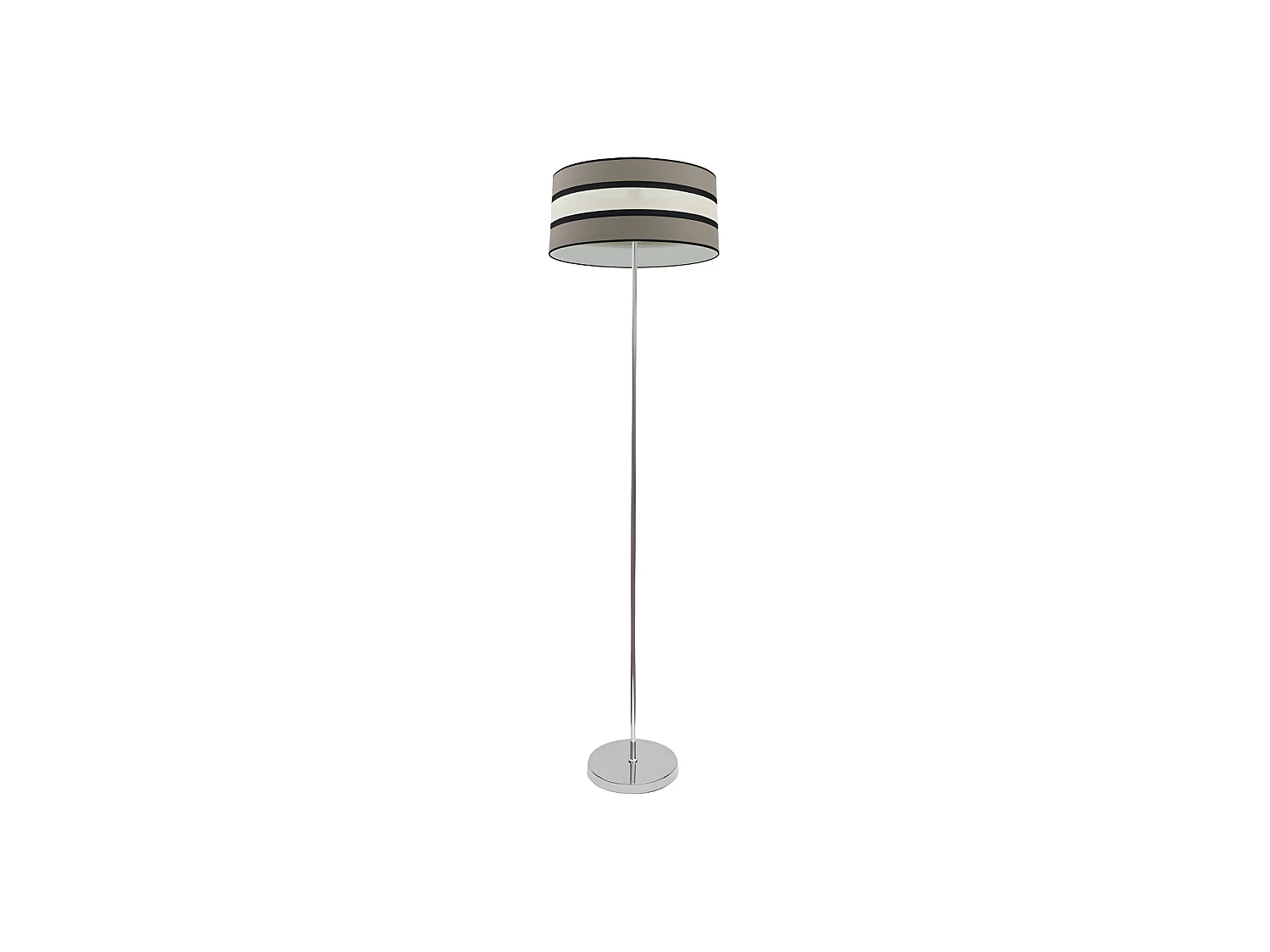 Pie Salon tricolore Mole/beige/noir avec1light modèle Karla FABRILAMP