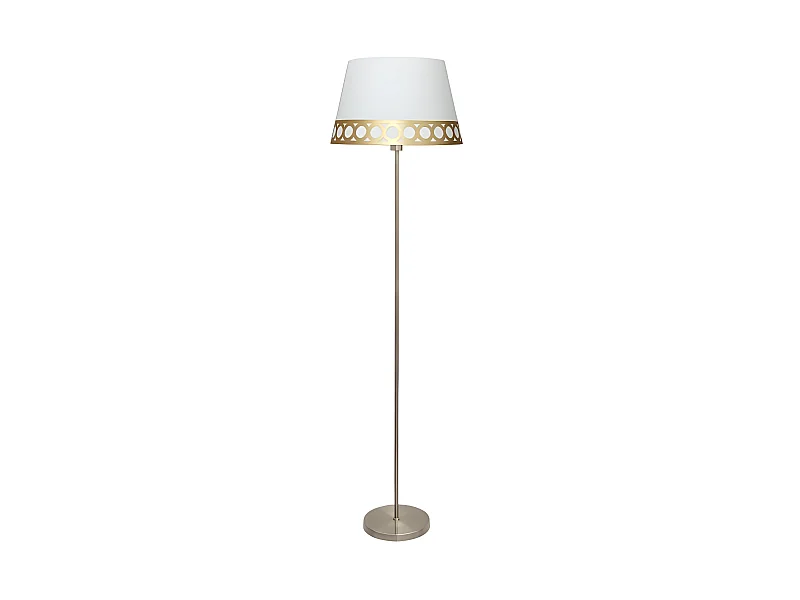 Lamp Pie Salon Dalia 1xe27 Blanc /Or FABRILAMP.